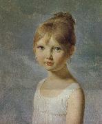 Baron Pierre Narcisse Guerin Portrait de petite fille oil